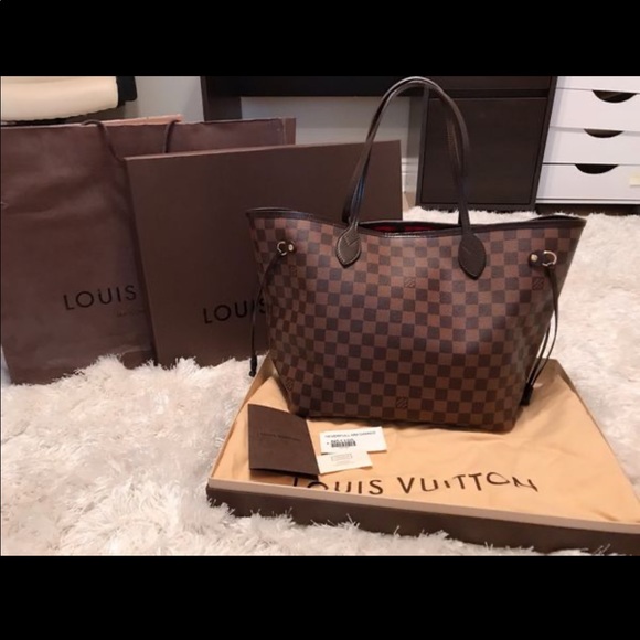 red interior louis vuitton